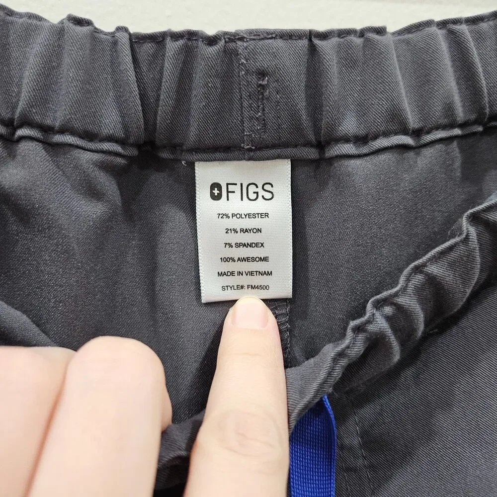 Figs Mens Pisco Basic Scrub Pant Technical Collection Large Blue Nurse Comfort